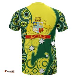 cricket t shirt australian cricket aboriginal dot patterns