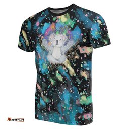 t shirt koala t shirt meditating unisex