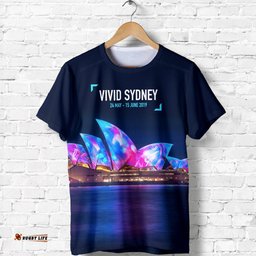 t shirt sydney opera t shirt midnight color art unisex