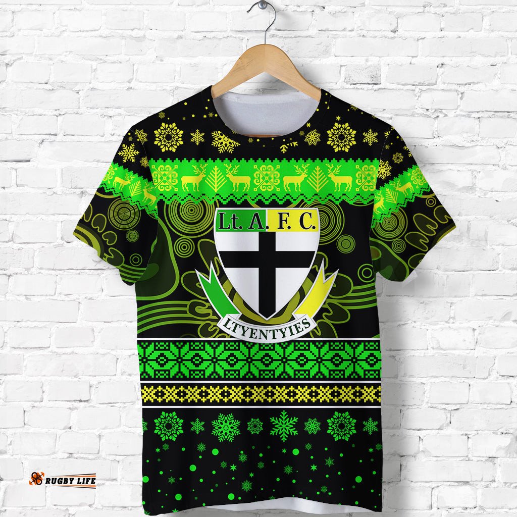 custom personalised ltyentye apurte ltyentyies football club t shirt christmas simple style