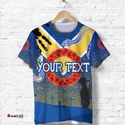 custom personalised parramatta eels anzac t shirt ethnic style