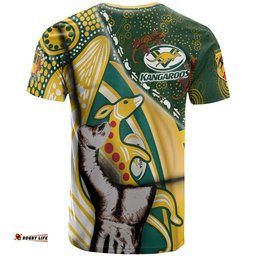 australian kangaroos rugby patronage t shirt custom the kangaroos bloods in my veins indigenous aboriginal t shirt