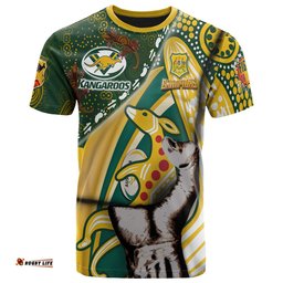 australian kangaroos rugby patronage t shirt custom the kangaroos bloods in my veins indigenous aboriginal t shirt