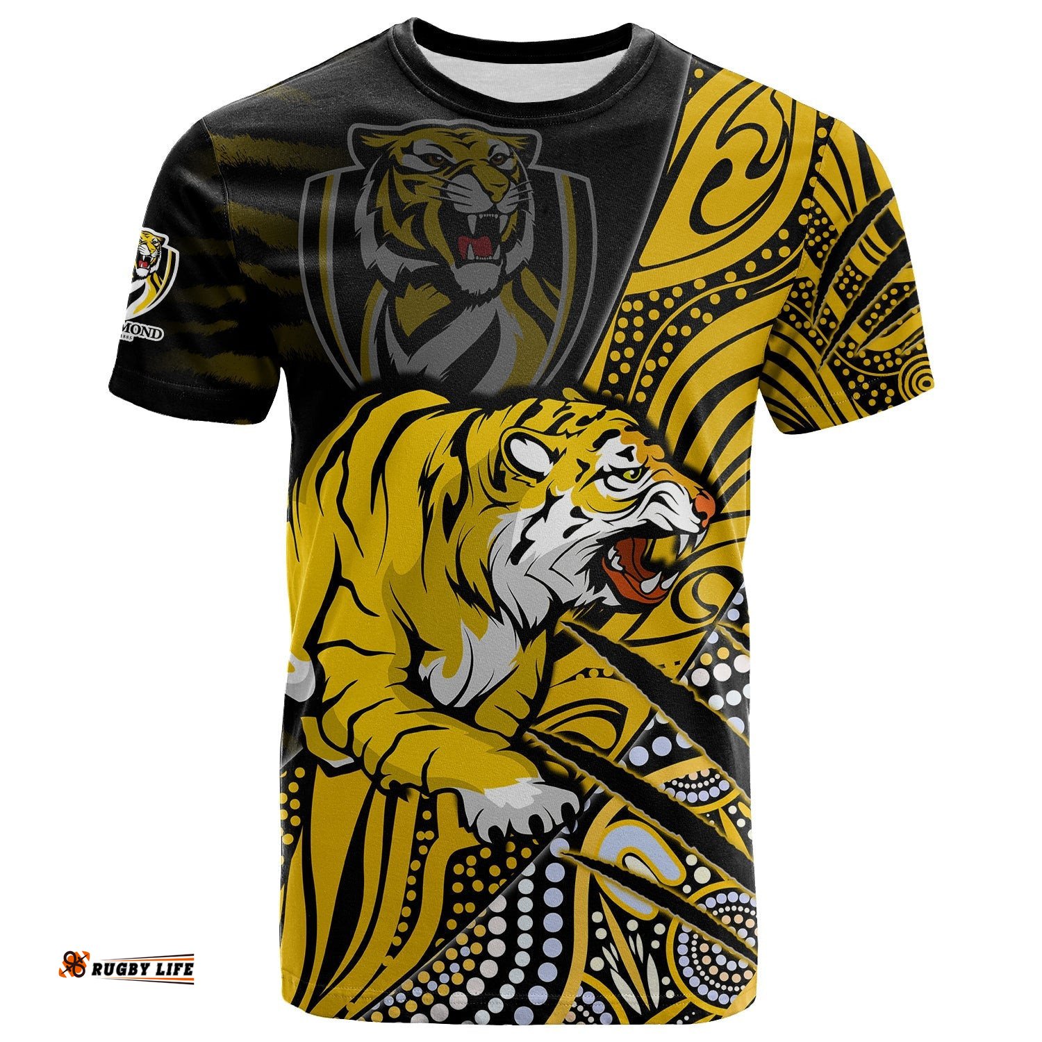 richmond football t shirt aboriginal go the tigers premiers