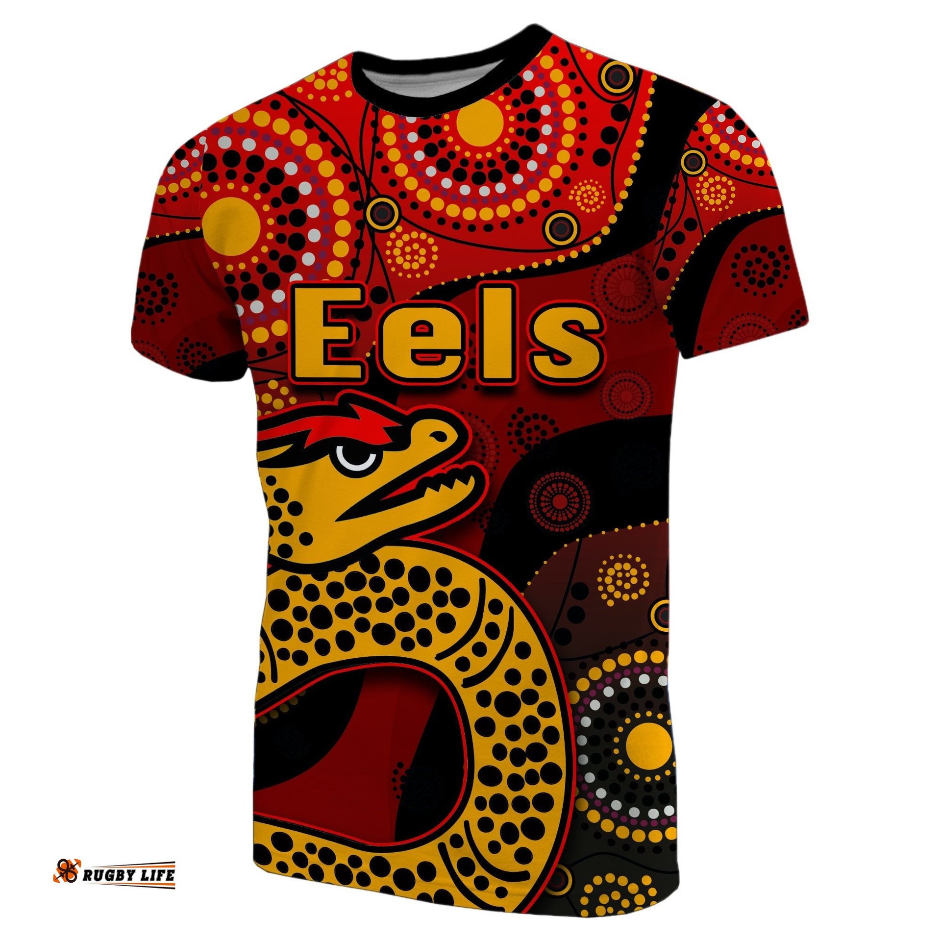 custom personalised parramatta eels t shirt red style