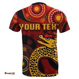 custom personalised parramatta eels t shirt red style