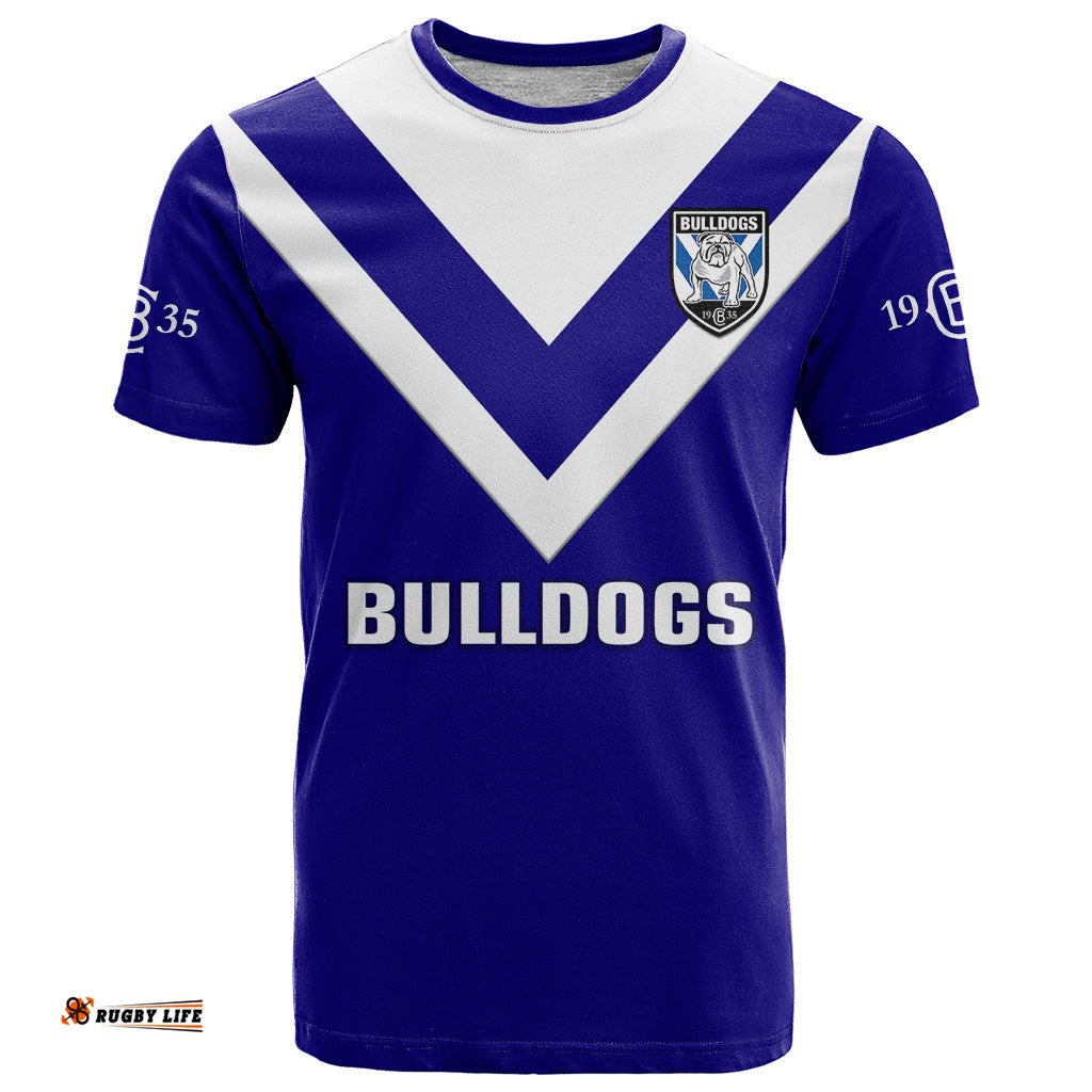 bulldogs rugby 2023 t shirt canterbury bankstown go dogs