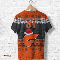 custom personalised greater western sydney t shirt giants christmas simple style
