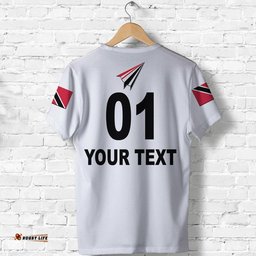 custom personalised trinidad and tobago cricket red force t shirt special style