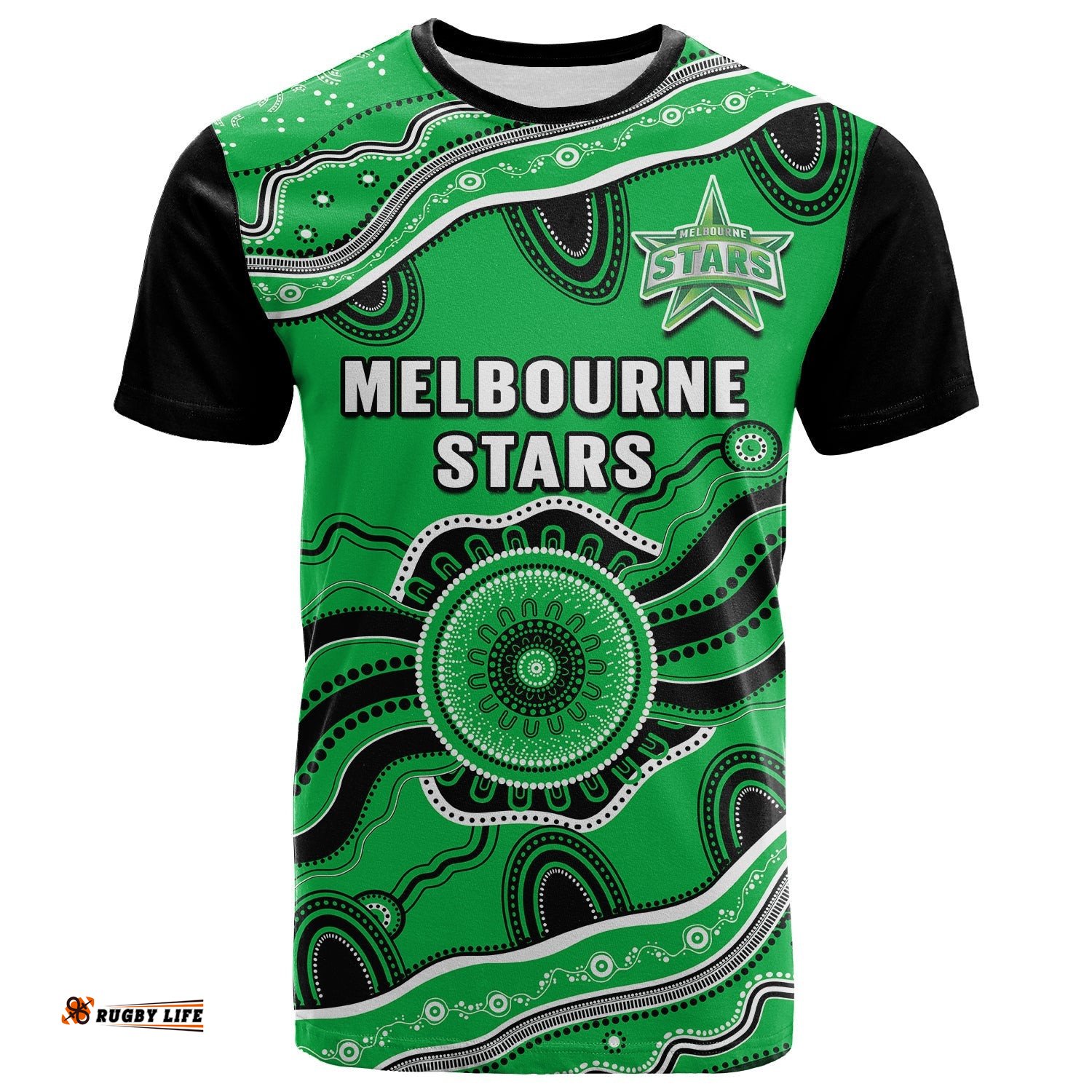 stars cricket t shirt melbourne aboriginal painting
