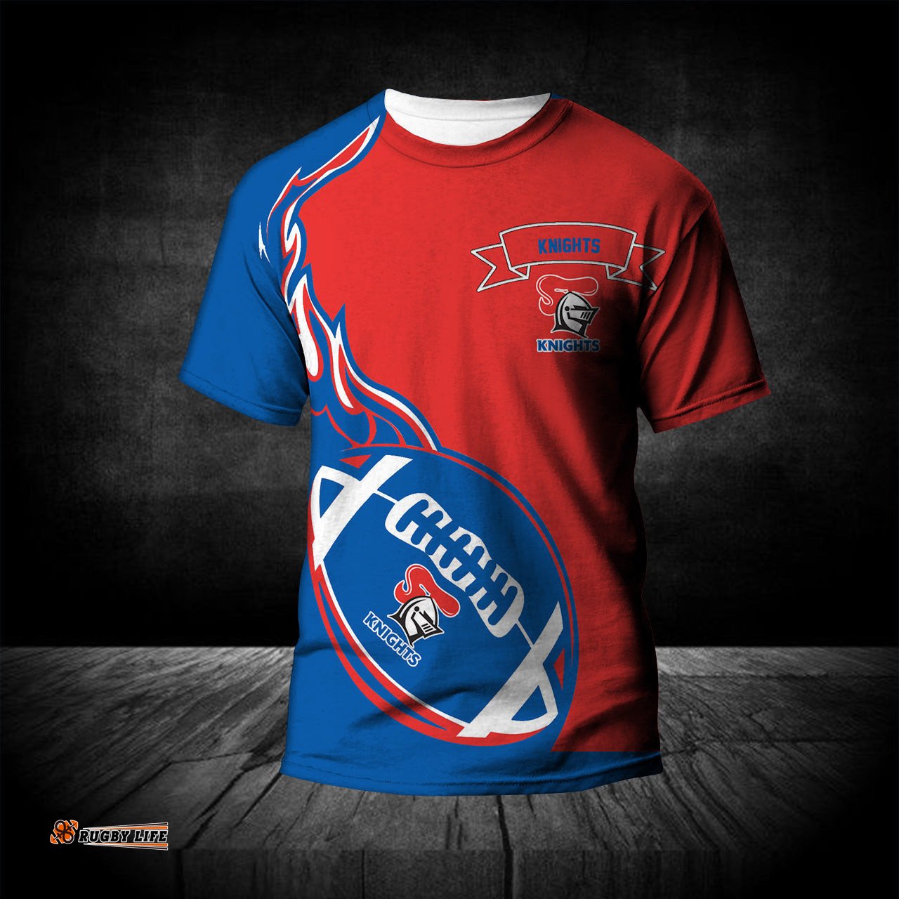 newcastle knights t shirt flame ball nrl 0Amazing Aussie