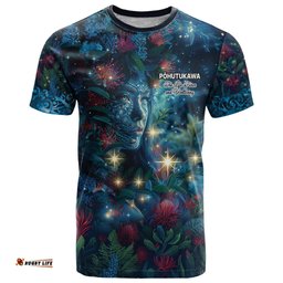 new zealand matariki pohutukawa t shirt te mauri te ora