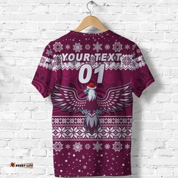 custom personalised manly warringah sea eagles t shirt christmas simple style