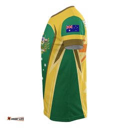 t shirt australian coat of arms t shirt national color unisex