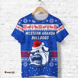 custom personalised hermannsburg western aranda bulldogs football club t shirt christmas simple style