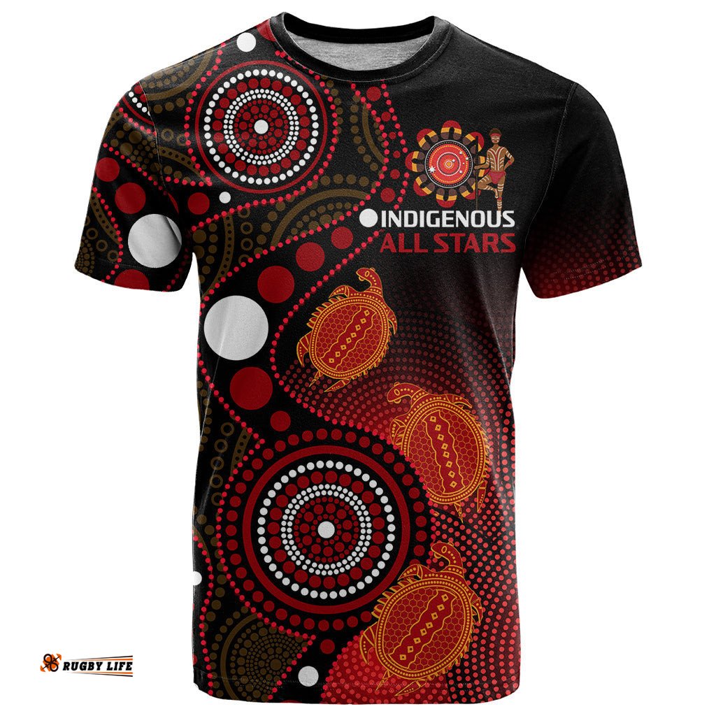 australia indigenous rugby t shirt all stars aboriginal turtle