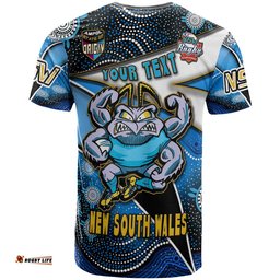 new south wales rugby league team t shirt custom new south wales blues with aboriginal patterns state of origin t shirt