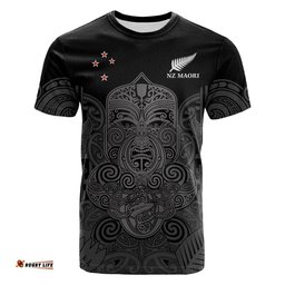 new zealand tiki rugby t shirt nz maori koru pattern ver01