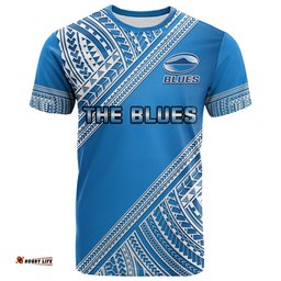 blues rugby t shirt aotearoa super auckland polynesian pattern