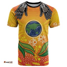 australia earth day indigenous t shirt save the earth