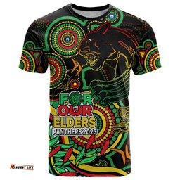 custom panthers rugby aboriginal art t shirt naidoc indigenous tribal