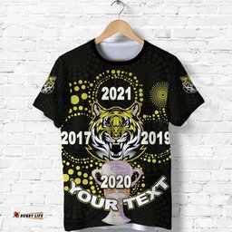 custom personalised richmond premier t shirt legendary tigers indigenous