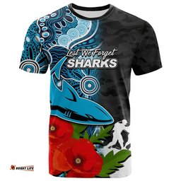 custom personalisedsharks anzac day aboriginal mix army patterns t shirt
