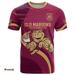 custom qld maroons cane toad t shirt queensland origin no1