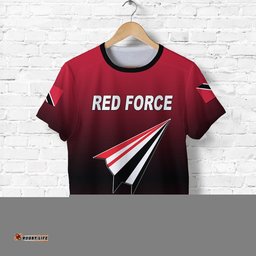 custom personalised trinidad and tobago cricket red force t shirt original style
