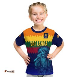 custom personalised sri lanka the lions cricket t shirt
