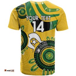 custom matildas naidoc week t shirt australia kangaroo keep the fire burning yellow