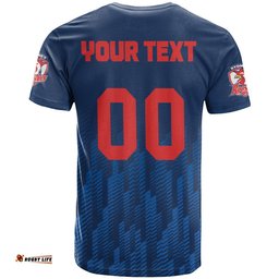 sydney roosters t shirt logo sport ombre nrl 0
