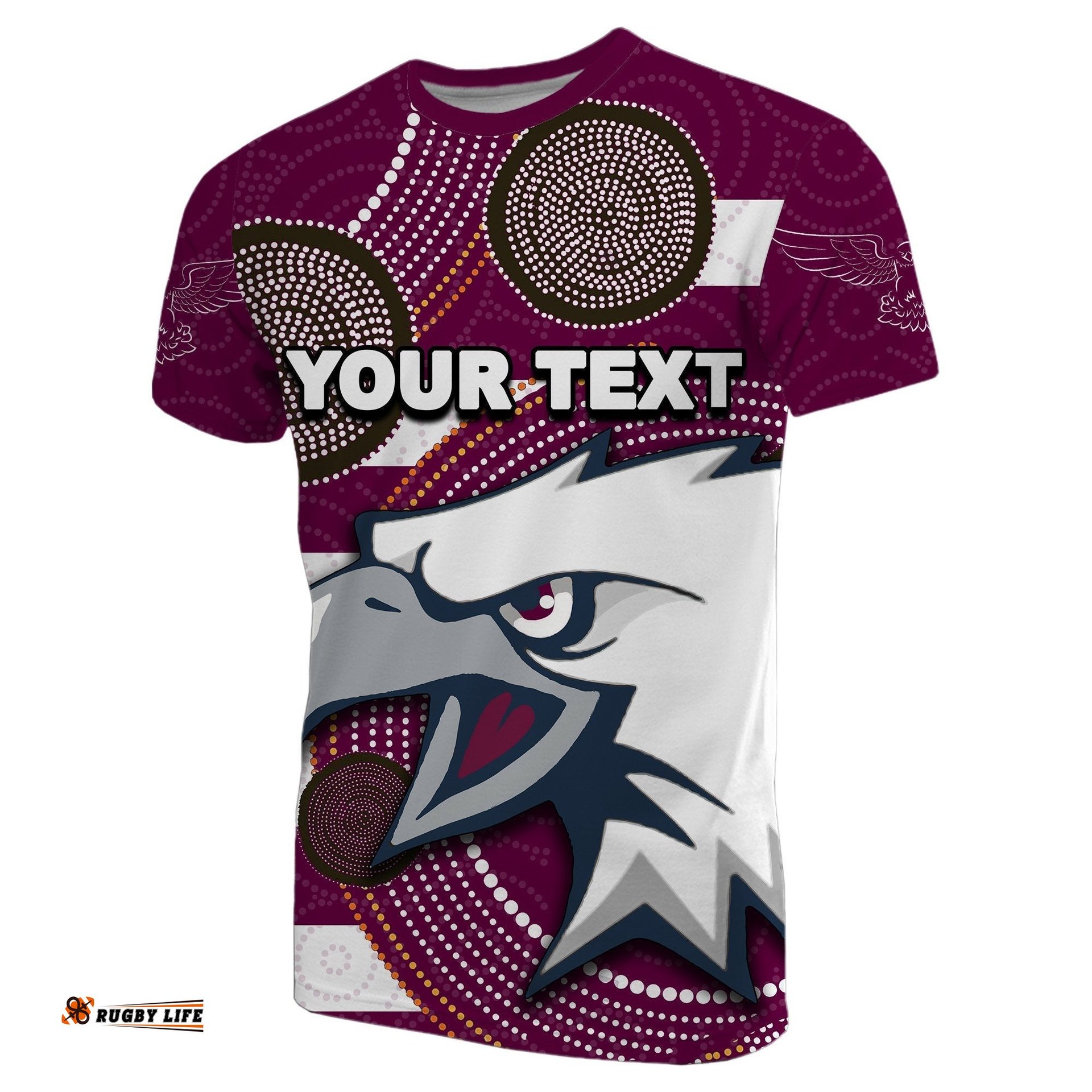 custom personalisedsea eagles t shirt aboriginal