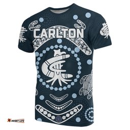 carlton t shirt the blues baggers indigenous