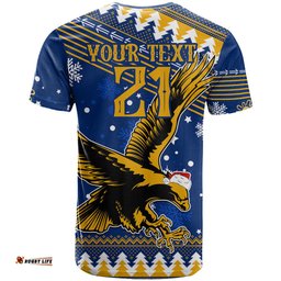 custom eagles football t shirt christmas vibe 2023