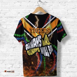 wests tigers naidoc week t shirt version aboriginal tiger 3d