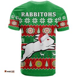 rabbitohs christmas t shirt souths aboriginal art merry xmas
