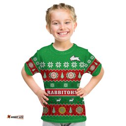 rabbitohs christmas t shirt souths aboriginal art merry xmas