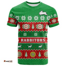 rabbitohs christmas t shirt souths aboriginal art merry xmas