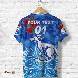 custom personalised south alice football club kangaroos anzac t shirt indigenous vibes