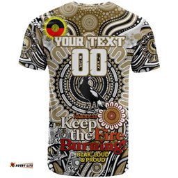 custom collingwood magpies naidoc week 2024 t shirt mascot football dt02