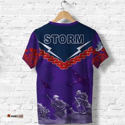 storm anzac day t shirt australian soldiers remember them