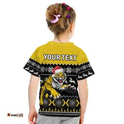 custom personalised richmond football t shirt tigers indigenous merry christmas
