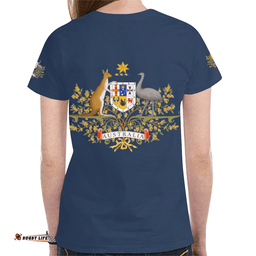 t shirts australian coat of arms t shirt unisex