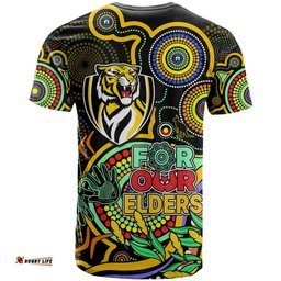 richmond football aboriginal art t shirt naidoc indigenous tribal