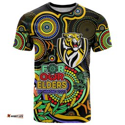 richmond football aboriginal art t shirt naidoc indigenous tribal