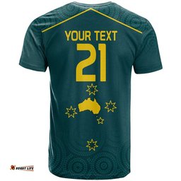 custom australia rugby t shirt proud of aussie kangaroo