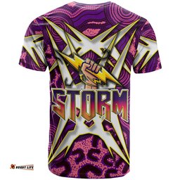 storm rugby t shirt personalised photo storm hand thunder with aboriginal pattern t shirt