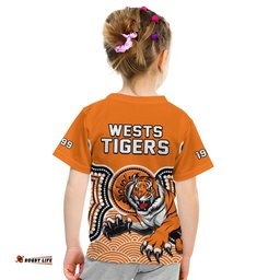 wests tigers rugby t shirt indigenous artsy