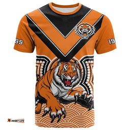 wests tigers rugby t shirt indigenous artsy
